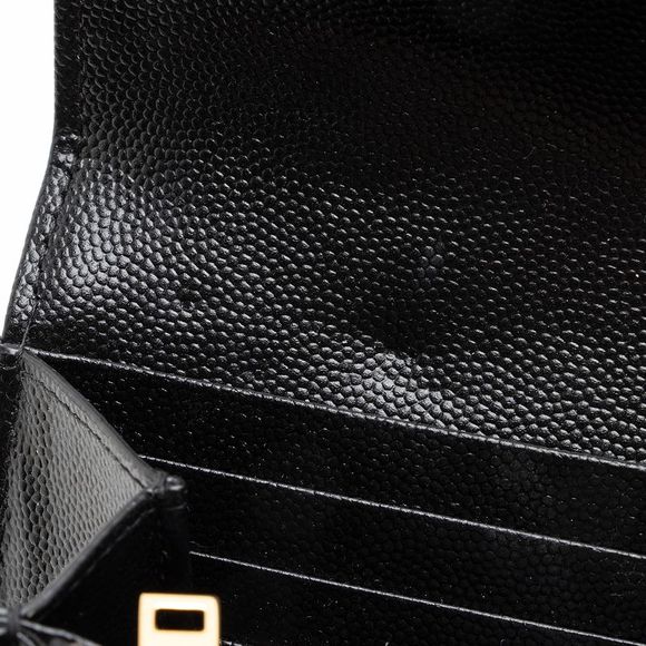 Saint Laurent Mixed Matelasse Grain de Poudre Monogram Large Envelope Wallet - Picture 8 of 14